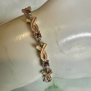 Avon Pink Ribbon Breast Cancer Awareness Bracelet